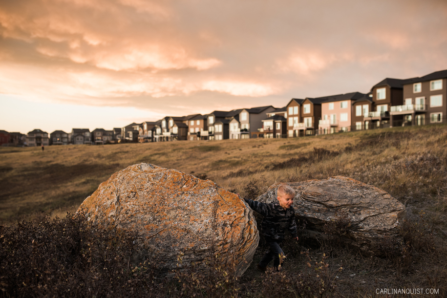 Sunset Walk | Calgary Family Photographer